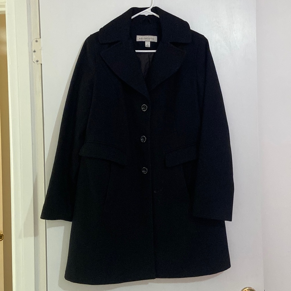 Medium Black Liz Claiborne Coat
